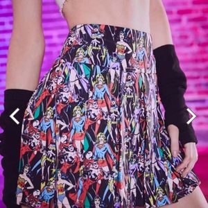 DC universe pleated skirt